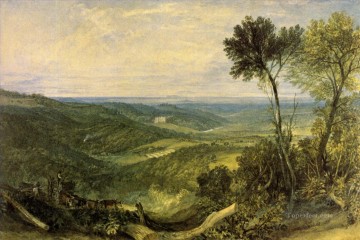 El valle de Ashburnham Romántico Turner Pinturas al óleo